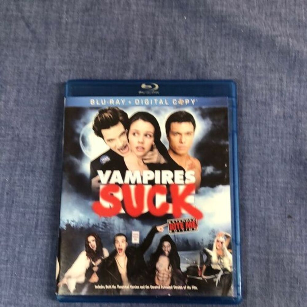 Vampires Suck Blu Ray‎ + Digital Copy Movie Comedy PG-13 2-Disc Set